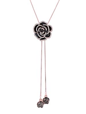 silver metal long necklace - 15922049 - Standard Image - 2