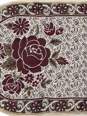 polyester fabric floral design sofa covers set of 6 seater - gold & brown - 15922539 - Standard Image - 2