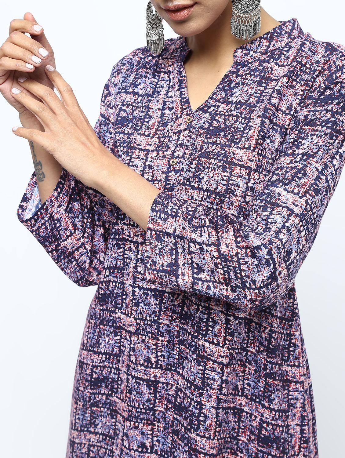 printed straight kurti - 15922554 - Zoom Image - 5