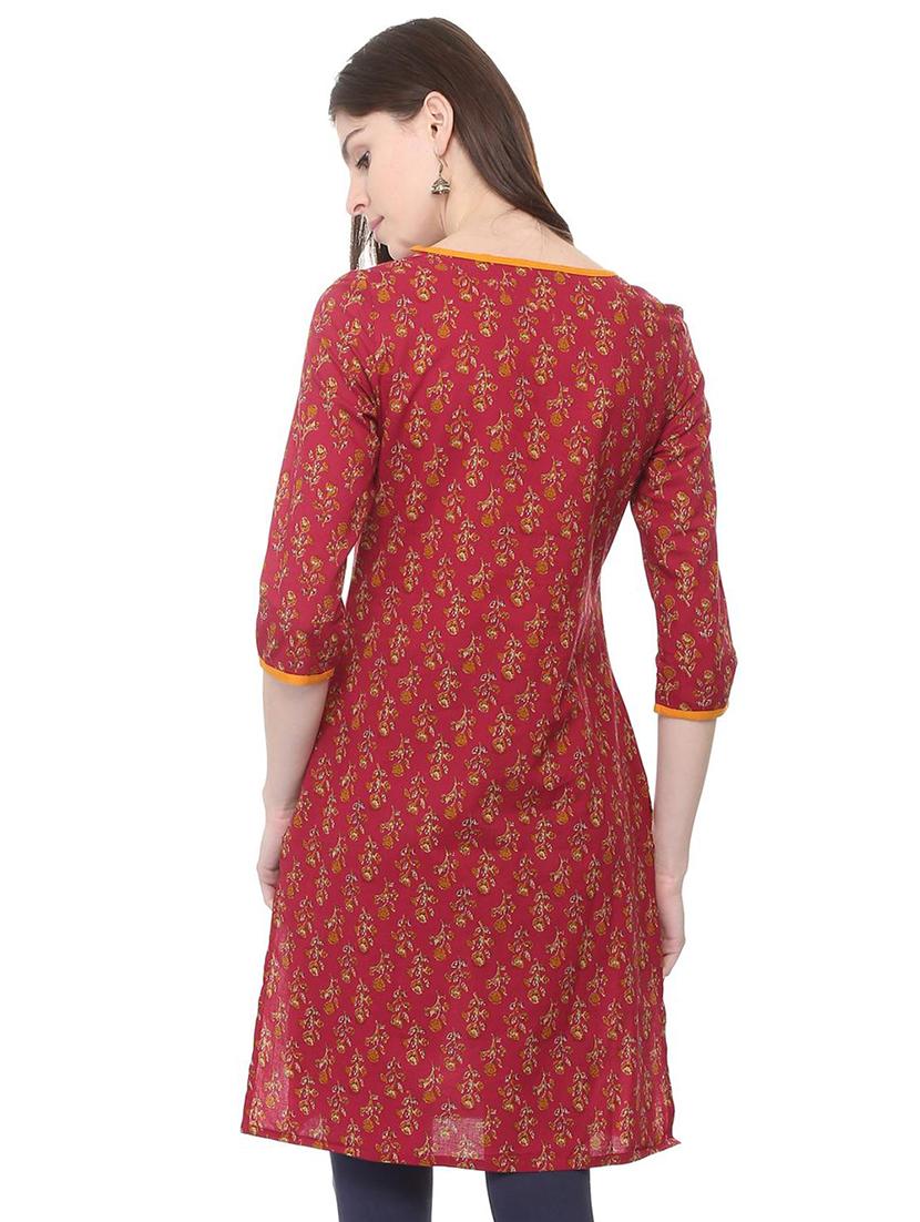 Printed straight kurta - 15923002 - Zoom Image - 2