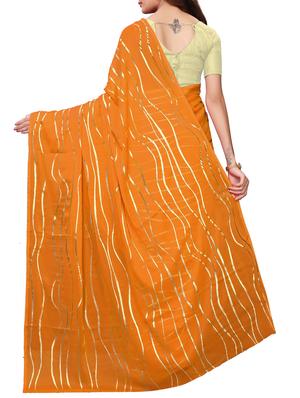 geometric printed saree with blouse - 15923452 - Standard Image - 2