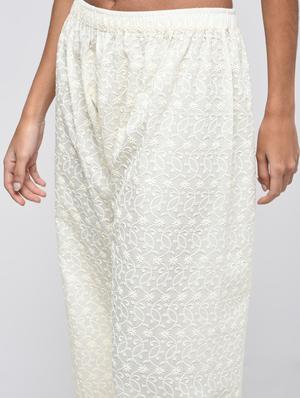 chikenkari embroidered palazzo - 15923481 - Standard Image - 5
