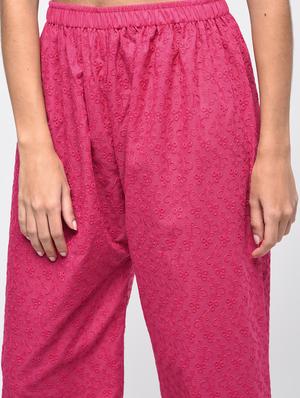 chikenkari embroidered palazzo - 15923482 - Standard Image - 5