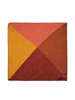 brown silk pocketsquare - 15924067 - Standard Image - 2