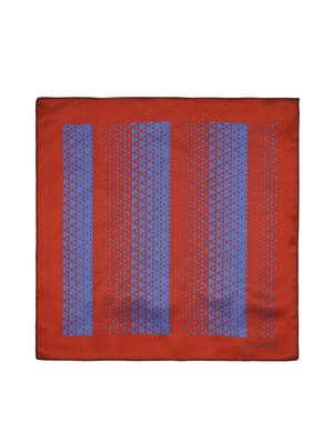 red and blue silk pocketsquare - 15924073 - Standard Image - 2