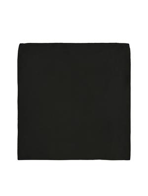 black silk pocketsquare - 15924079 - Standard Image - 2