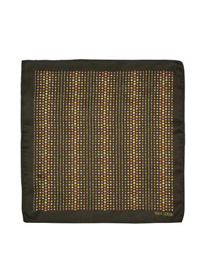 black and multicolor polka dots silk pocketsquare - 15924085 - Standard Image - 2