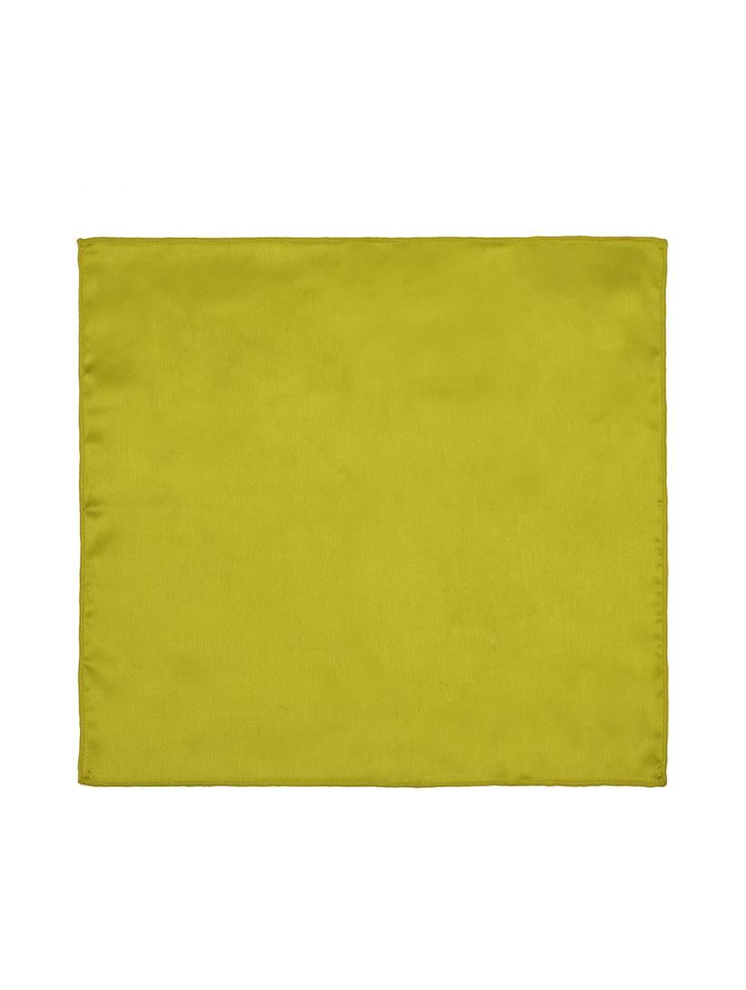 lemon yellow silk pocketsquare - 15924112 - Zoom Image - 2