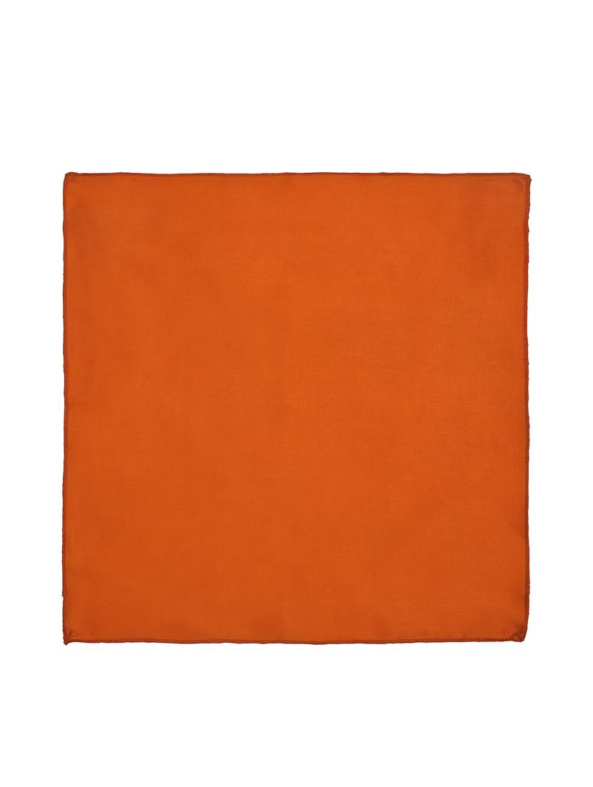 orange silk pocket square - 15924115 - Zoom Image - 2