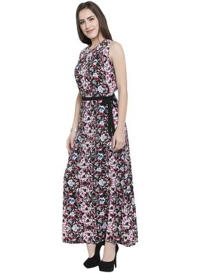 tie belted maxi dress - 15924318 - Standard Image - 2