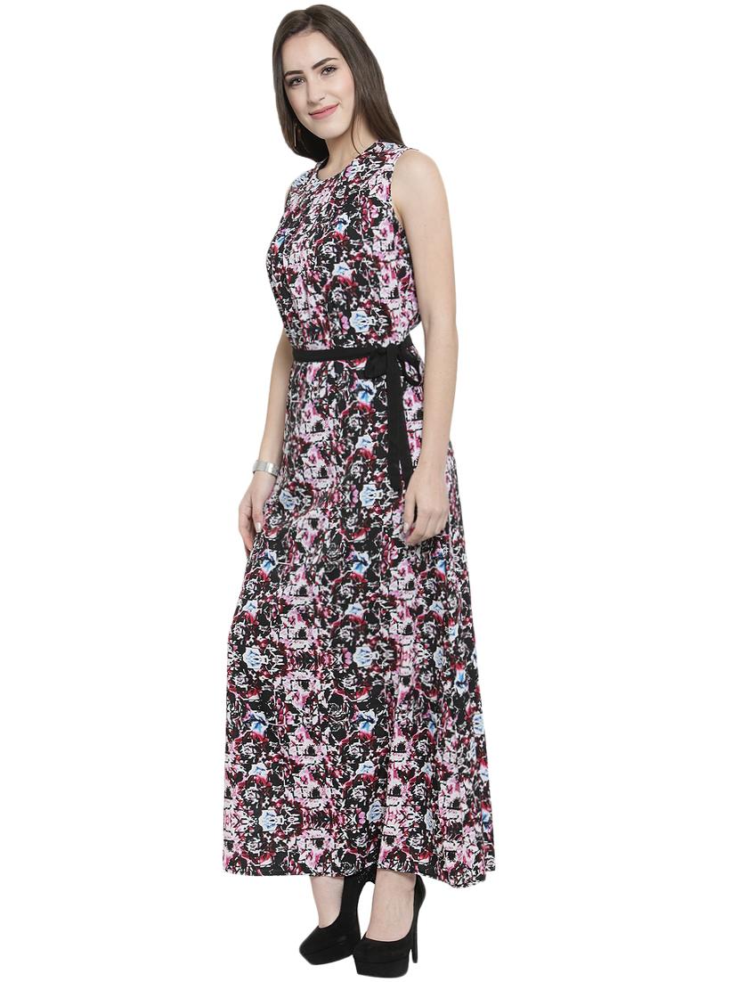 tie belted maxi dress - 15924318 - Zoom Image - 2