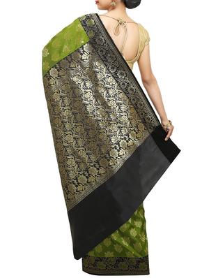multi colored silk chanderi saree with blouse - 15925897 - Standard Image - 2