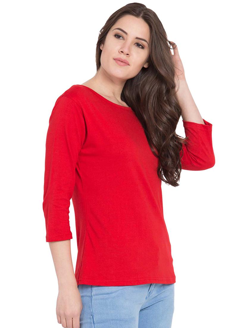 round neck solid tee - 15926371 - Zoom Image - 2