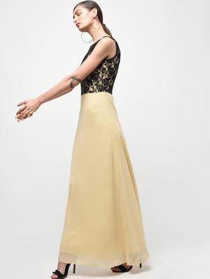 floral mesh detail maxi dress - 15928058 - Standard Image - 2