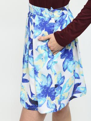 floral box pleat skirt - 15928113 - Standard Image - 5