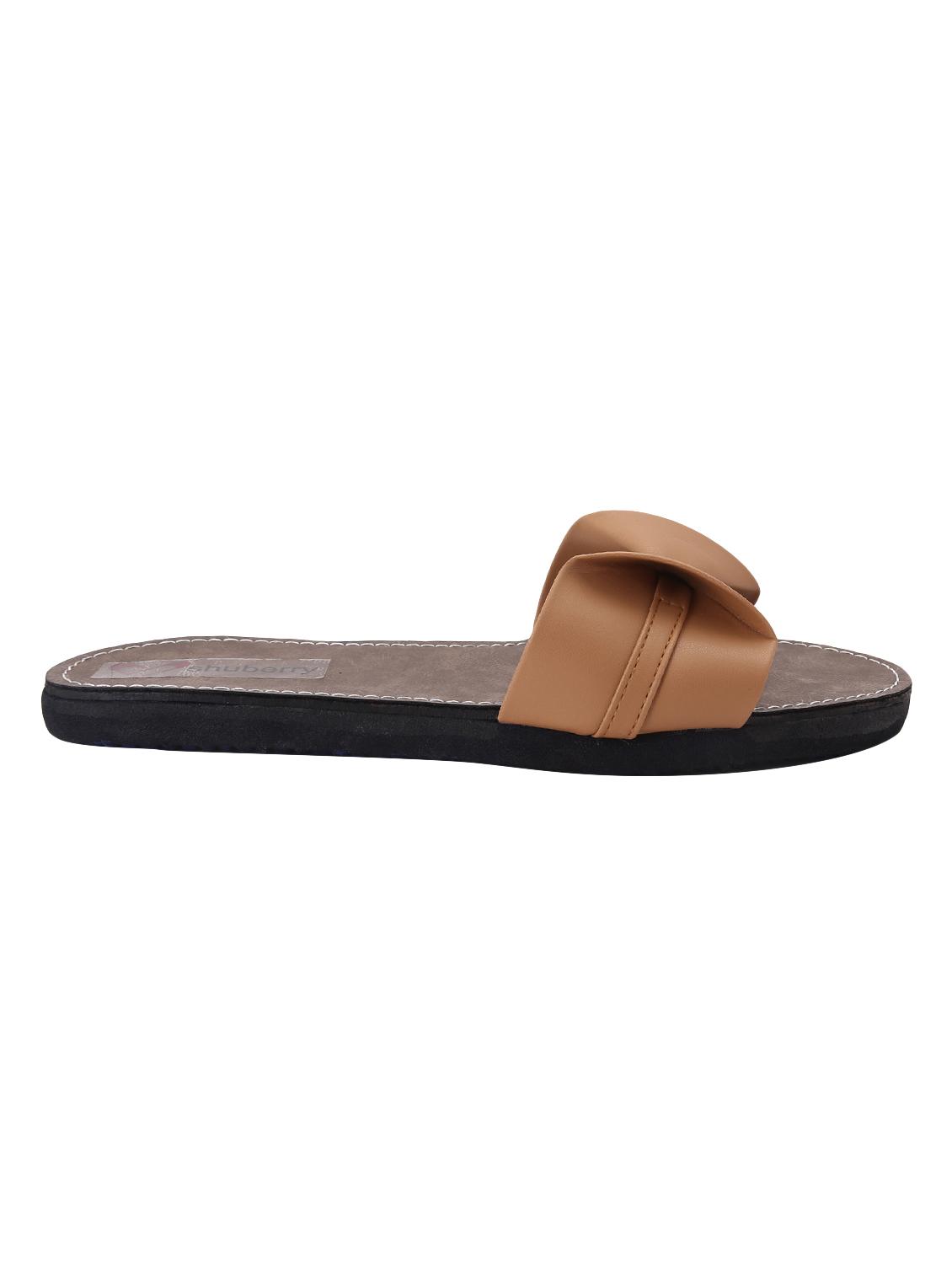 brown slip on sandals - 15928279 - Zoom Image - 2