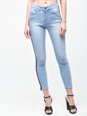 Side taping detail jeans - 15930130 - Standard Image - 2