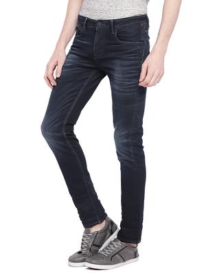 blue cotton washed jeans - 15930478 - Standard Image - 2