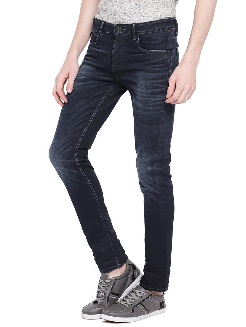 blue cotton washed jeans - 15930478 - Zoom Image - 2