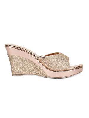 gold slip on wedges - 15932365 - Standard Image - 2