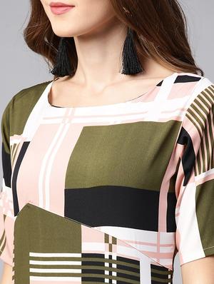 abstract high low dress - 15933500 - Standard Image - 5