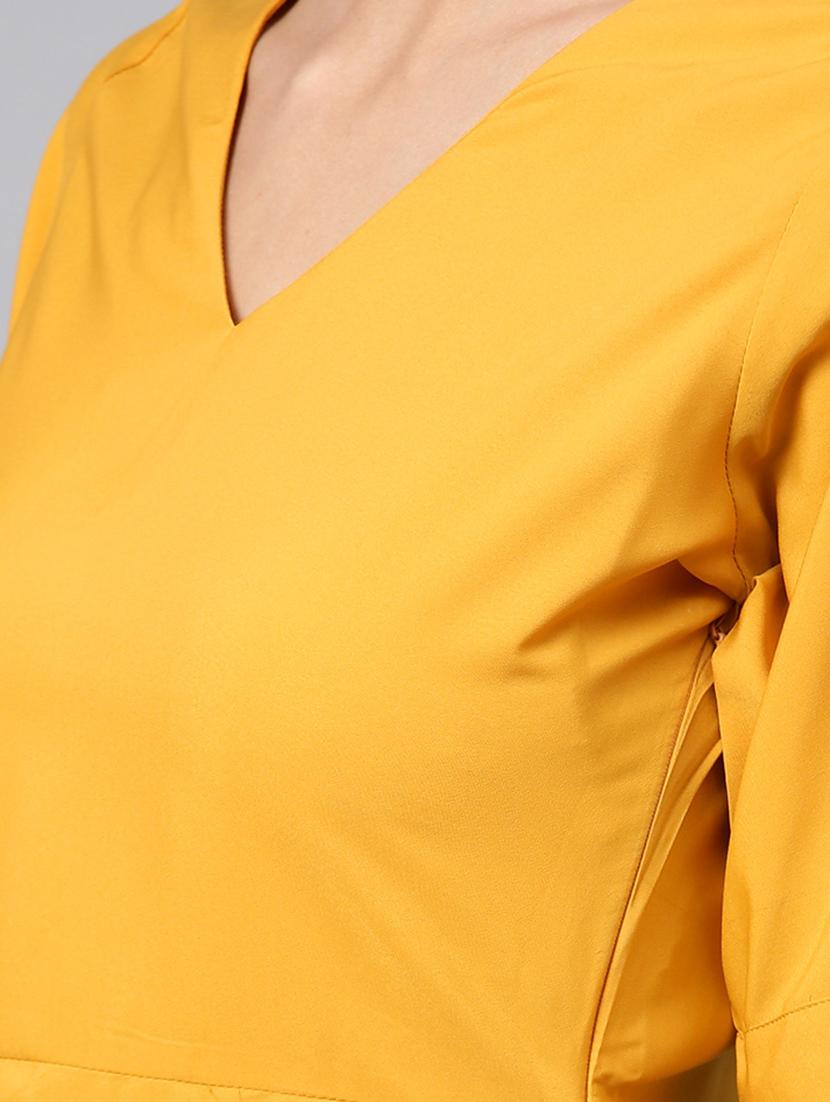 ruffle detail a-line dress - 15933508 - Zoom Image - 5