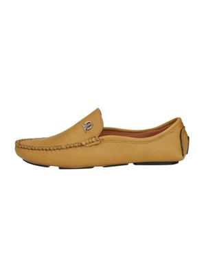 beige leatherette slip on loafers - 15933513 - Standard Image - 2