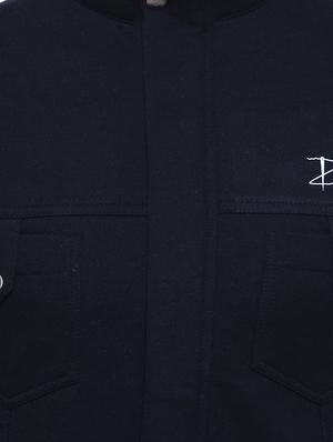 black cotton casual jacket - 15933780 - Standard Image - 5