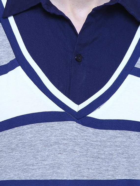 blue cotton tshirt - 15933782 - Zoom Image - 5