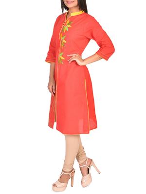 Embroidered straight kurta - 15934085 - Standard Image - 2