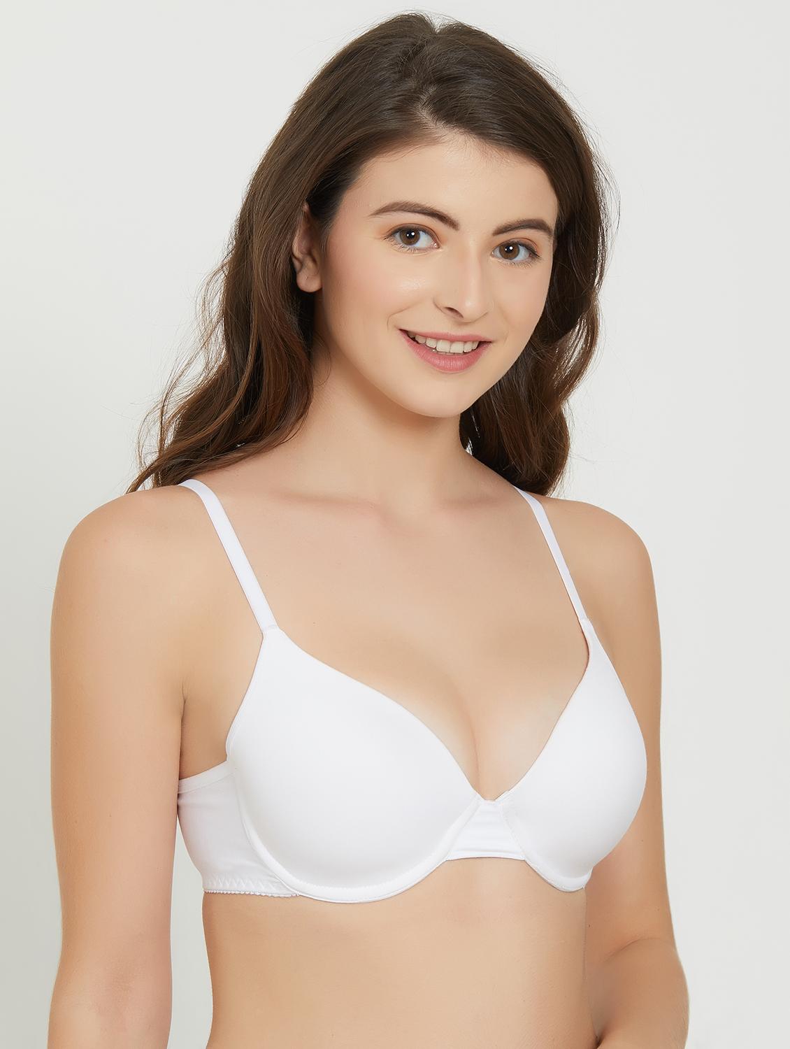 lightly padded solid t-shirt bra - 15934835 - Zoom Image - 2