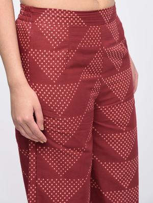 printed a-line palazzo - 15935006 - Standard Image - 5