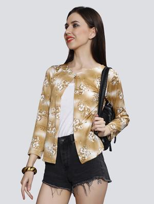 button closure floral shrug - 15937870 - Standard Image - 2