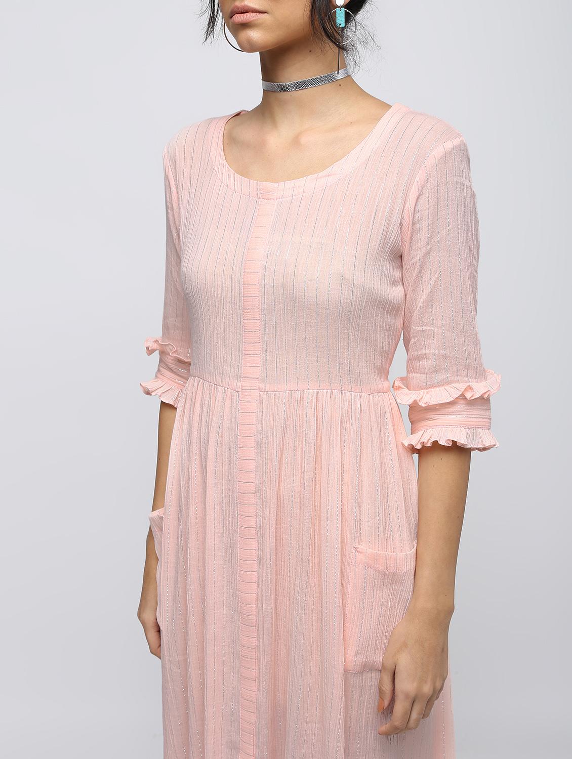 pocket patch ruffle detail dress - 15938343 - Zoom Image - 5