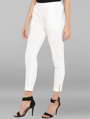 high rise side slit trouser - 15938590 - Standard Image - 2