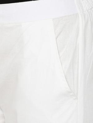 high rise side slit trouser - 15938590 - Standard Image - 5