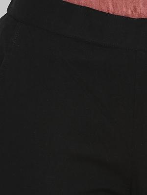 elasticated waist side slit trouser - 15938593 - Standard Image - 5