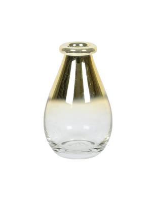 delicate gold polish table vase in glass - 15938987 - Standard Image - 2