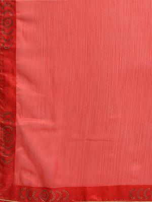embellished lace border saree with blouse - 15940668 - Standard Image - 5