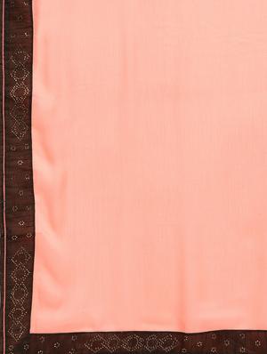embellished lace border saree with blouse - 15940672 - Standard Image - 5