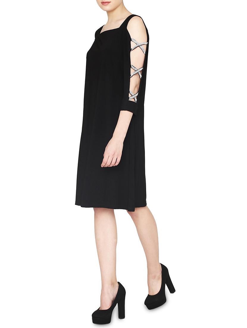 criss cross detail a-line dress - 15941200 - Zoom Image - 2