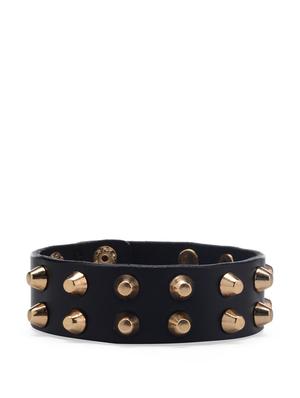 Studded wrist band-black - 15944 - Standard Image - 2