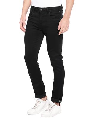 black cotton plain jeans - 15945506 - Standard Image - 2