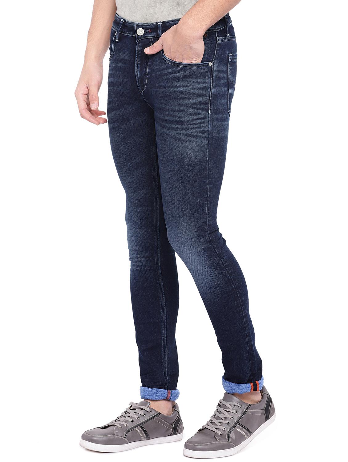 blue cotton washed jeans - 15945518 - Zoom Image - 2