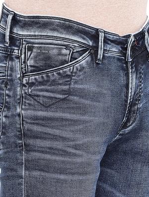 blue cotton washed jeans - 15945519 - Standard Image - 5