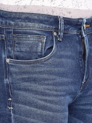 blue cotton washed jeans - 15945532 - Standard Image - 5