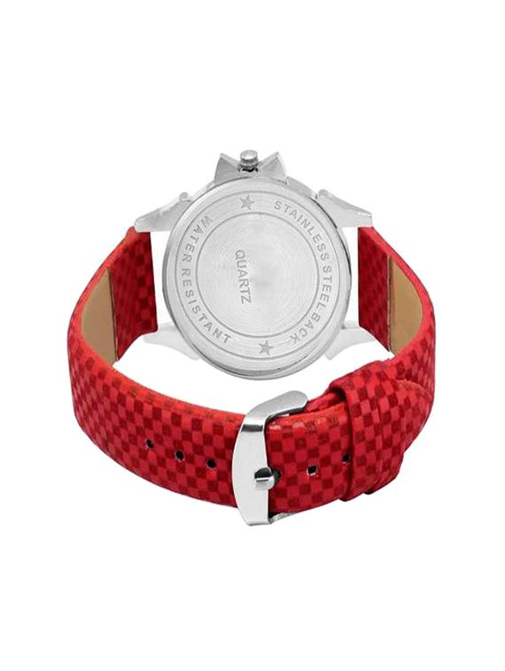 round dial analog watch-(321 red) - 15945674 - Zoom Image - 2