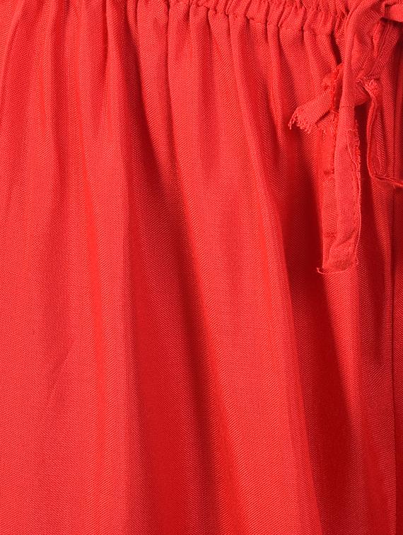 drawstring waist flared palazzo - 15945696 - Zoom Image - 5