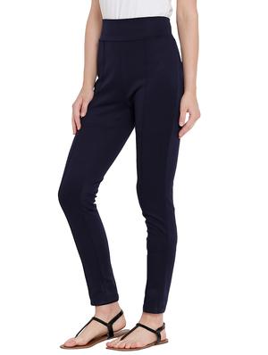 navy blue high rise jegging - 15946005 - Standard Image - 2