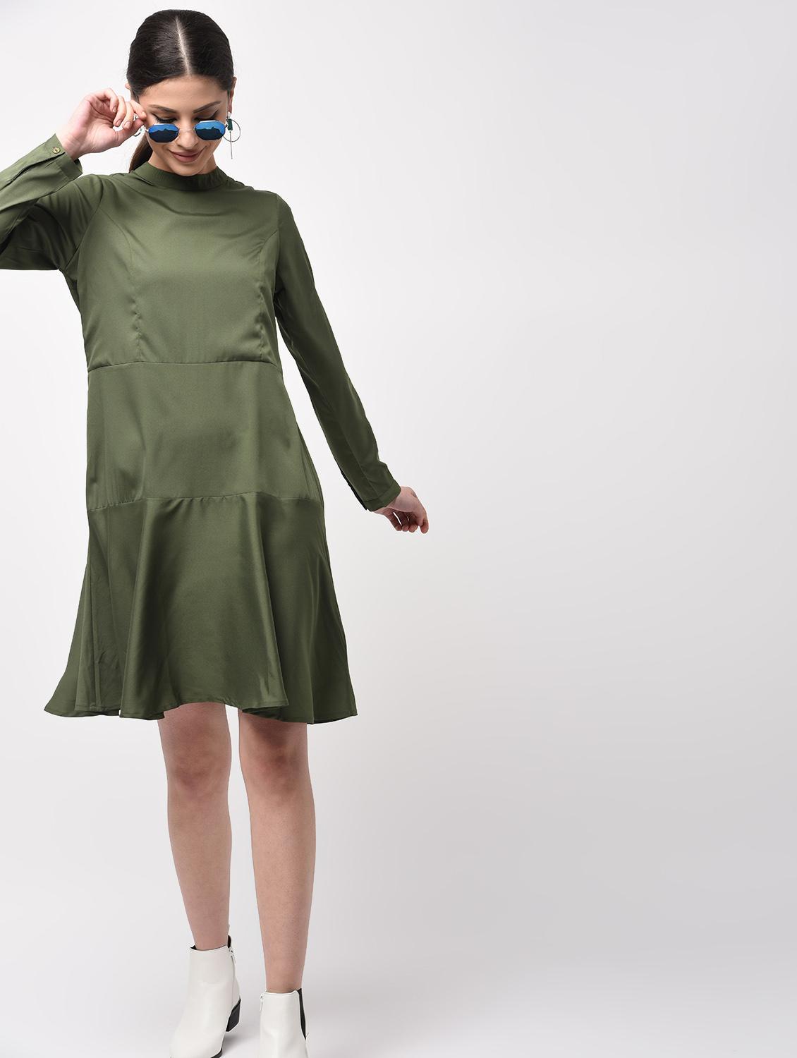 ruffled hem a-line dress - 15946345 - Zoom Image - 2